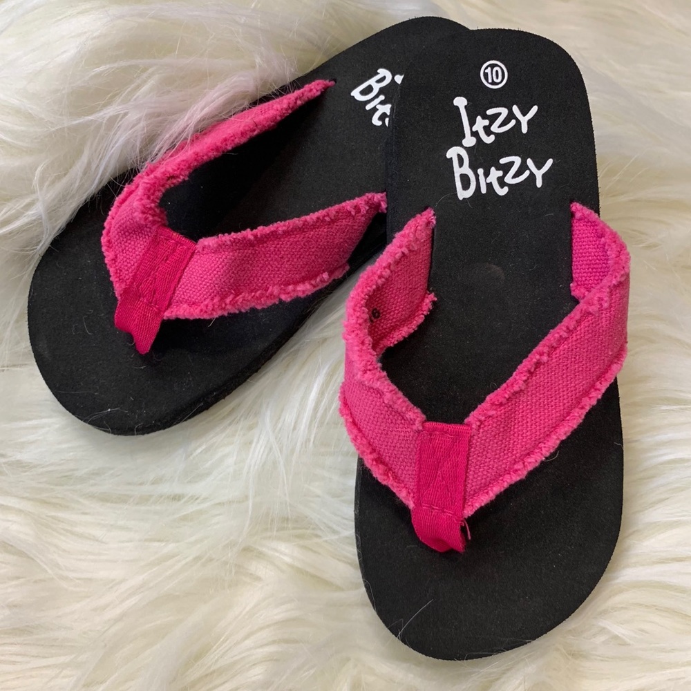 Girls Pink Cloth FlipFlops